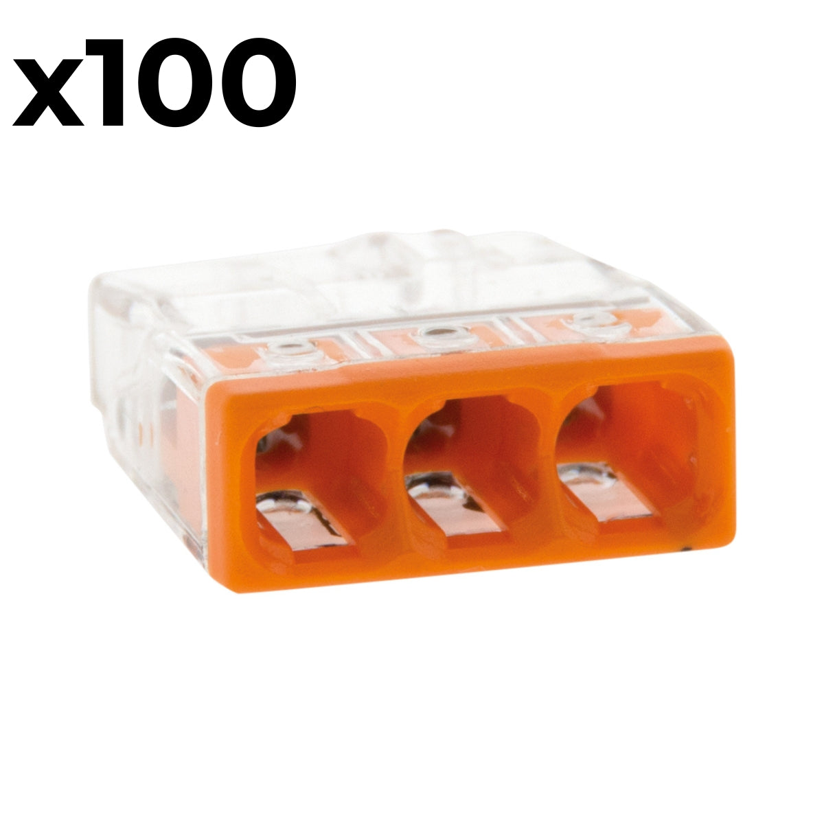 Boite de 50/100 bornes 2/8 entrées 2273 - Wago