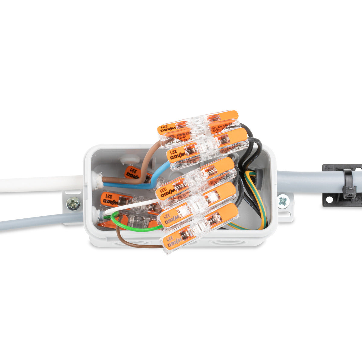 Sachet de 10 bornes Inline série 221 - Wago