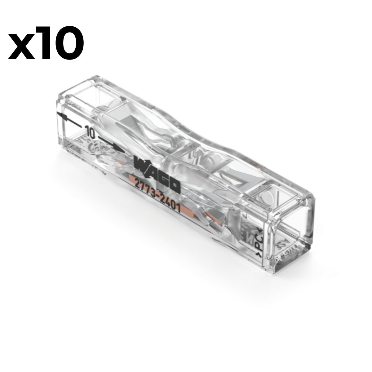 Sachet de 10 bornes Inline série 2773 - Wago