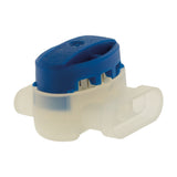 5 connecteurs étanches 3 entrées fils rigides 0,5 / 1,5 mm² - Bleu - Blm