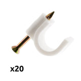 Lot de 20 crochets de fixation - Zenitech
