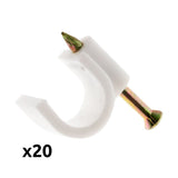 Lot de 20 crochets de fixation - Zenitech