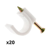 Lot de 20 crochets de fixation - Zenitech