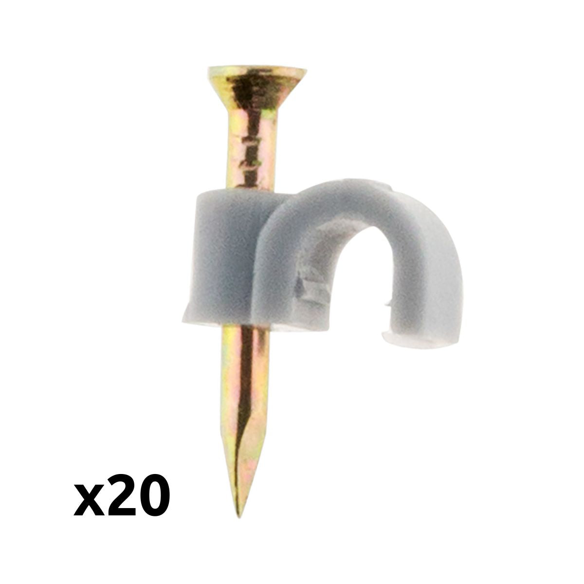 Lot de 20 crochets de fixation - Zenitech