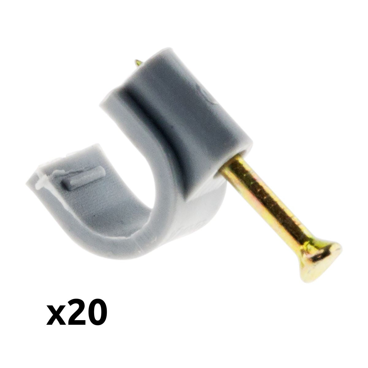 Lot de 20 crochets de fixation - Zenitech