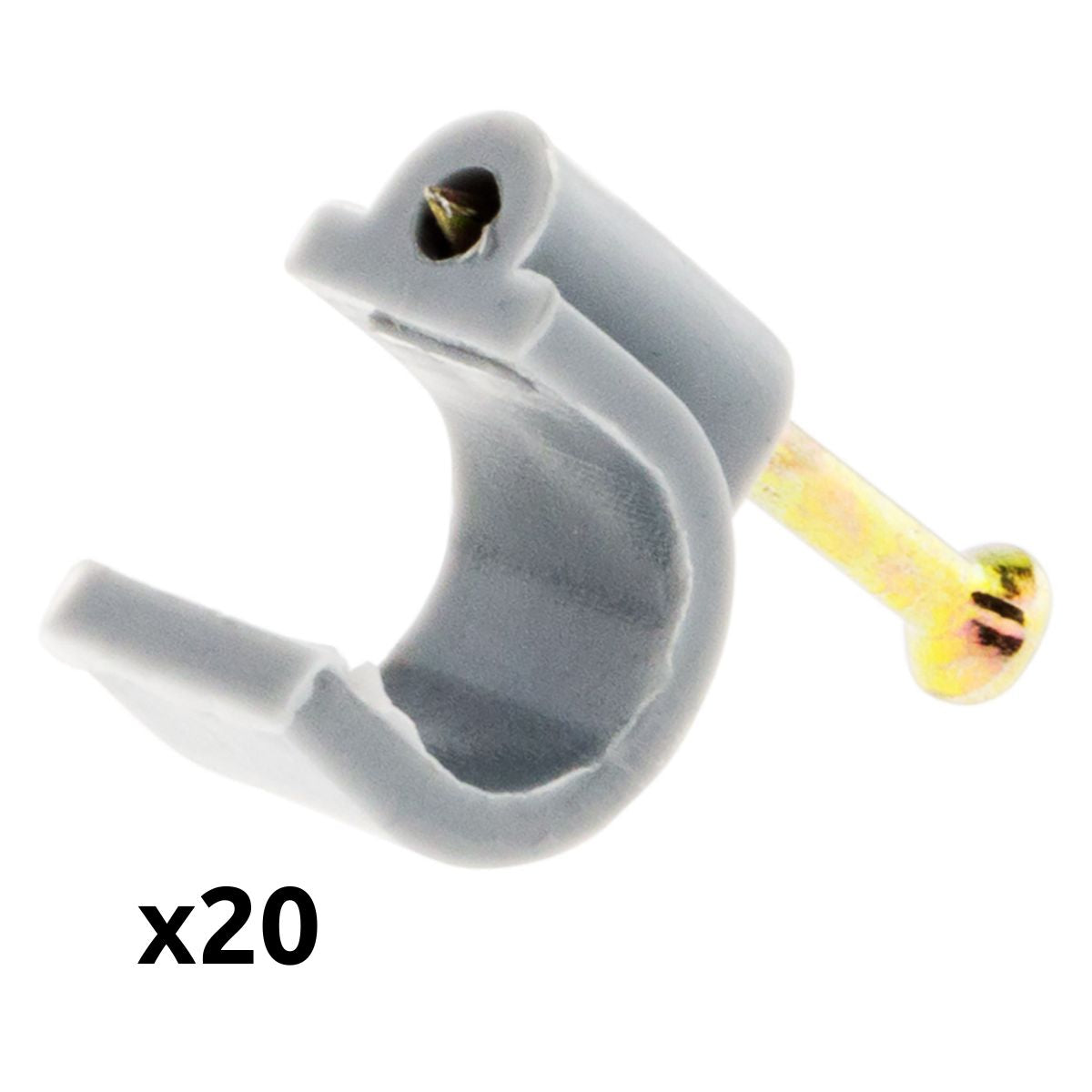 Lot de 20 crochets de fixation - Zenitech