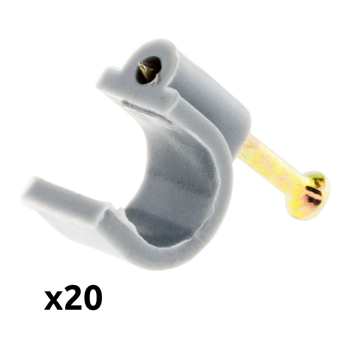 Lot de 20 crochets de fixation - Zenitech