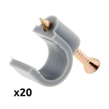 Lot de 20 crochets de fixation - Zenitech