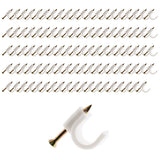 Lot de 100 crochets de fixation - Zenitech