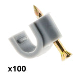 Lot de 100 crochets de fixation - Zenitech