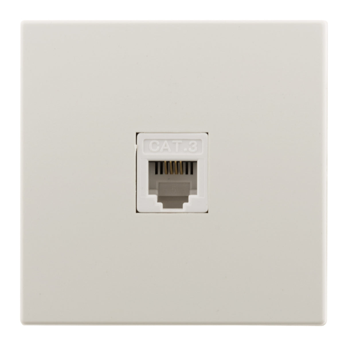 Prise RJ11 en saillie IP20 - Blanc - Zenitech