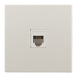 Prise RJ11 en saillie IP20 - Blanc - Zenitech