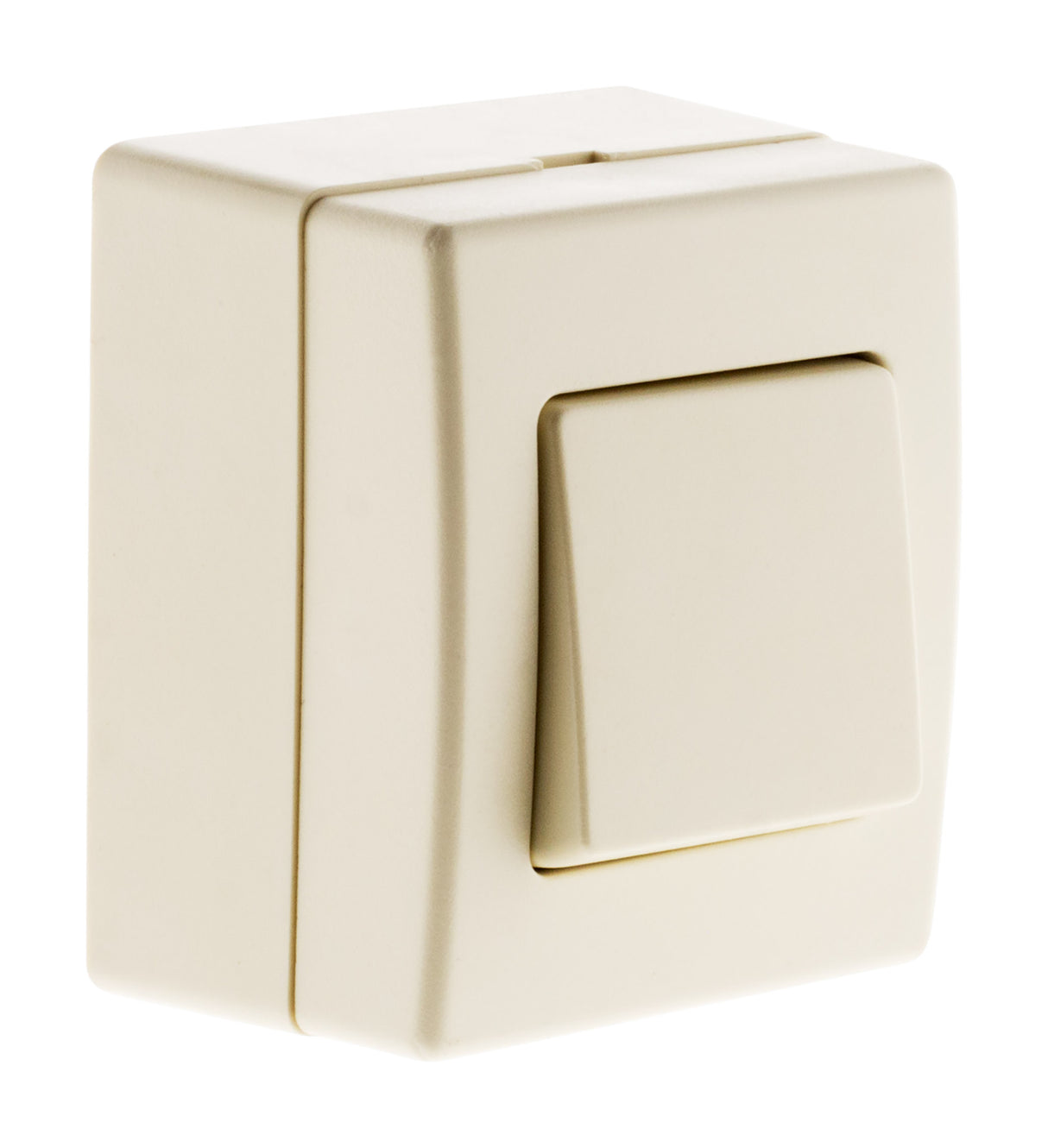 Bouton poussoir 10A saillie - blanc - Beijing - Zenitech