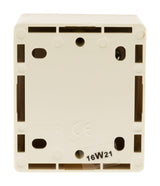 Bouton poussoir 10A saillie - blanc - Beijing - Zenitech