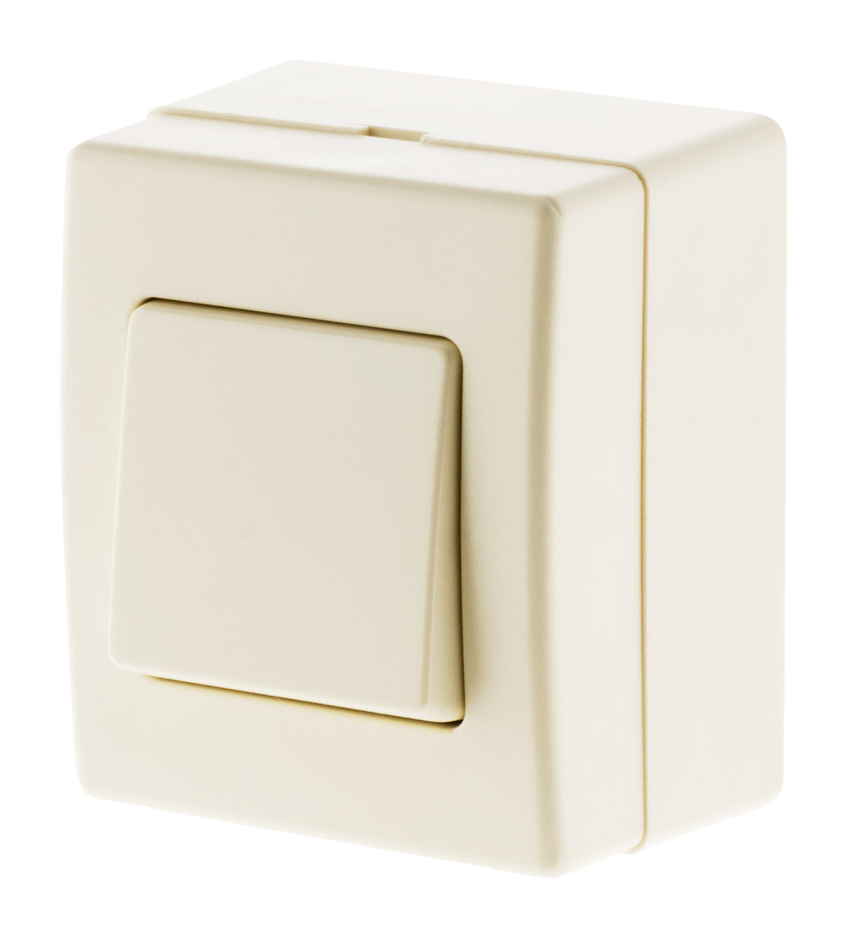Bouton poussoir 10A saillie - blanc - Beijing - Zenitech