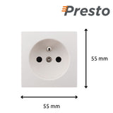 Prise 16A 2P+T saillie Presto - Zenitech
