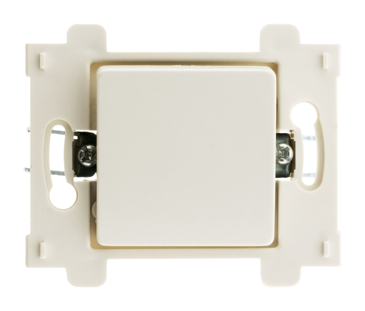 Bouton poussoir bornes auto composable - blanc - Venus - Zenitech