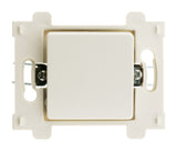Bouton poussoir bornes auto composable - blanc - Venus - Zenitech