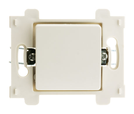 Bouton poussoir bornes auto composable - blanc - Venus - Zenitech