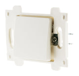 Bouton poussoir bornes auto composable - blanc - Venus - Zenitech