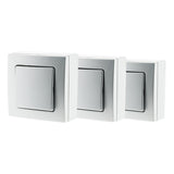 Lot de 3 interrupteurs en saillie Bel Vue - Zenitech
