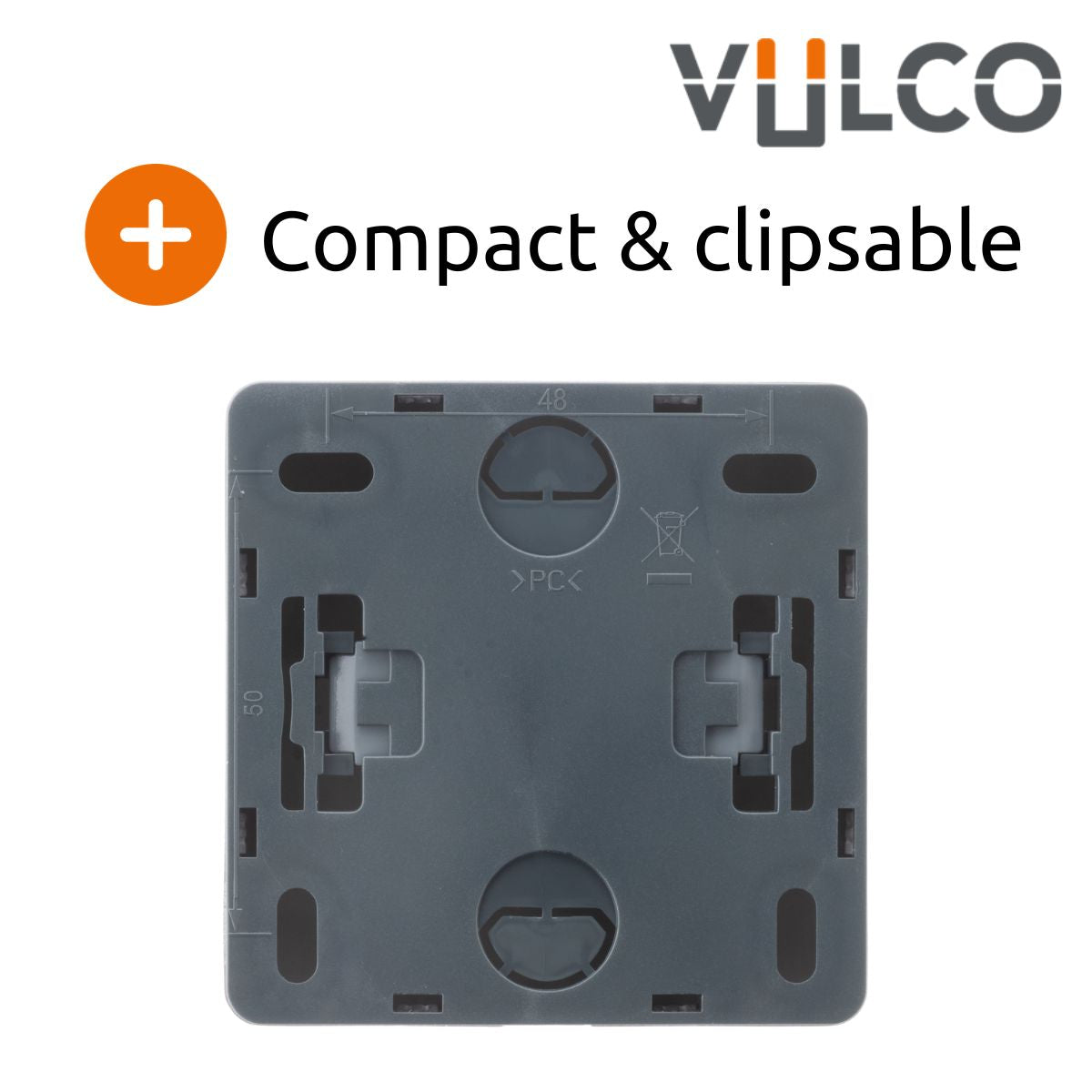 Bouton poussoir 10A en saillie - gamme Vulco - Zenitech