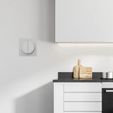 Interrupteur double va et vient 10A saillie Silver - Vulco - Zenitech