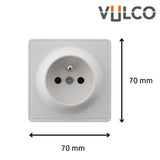 Prise simple saillie 2P+T 16A - Vulco - Zenitech
