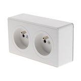 Prise double saillie 2P+T 16A - Vulco - Zenitech