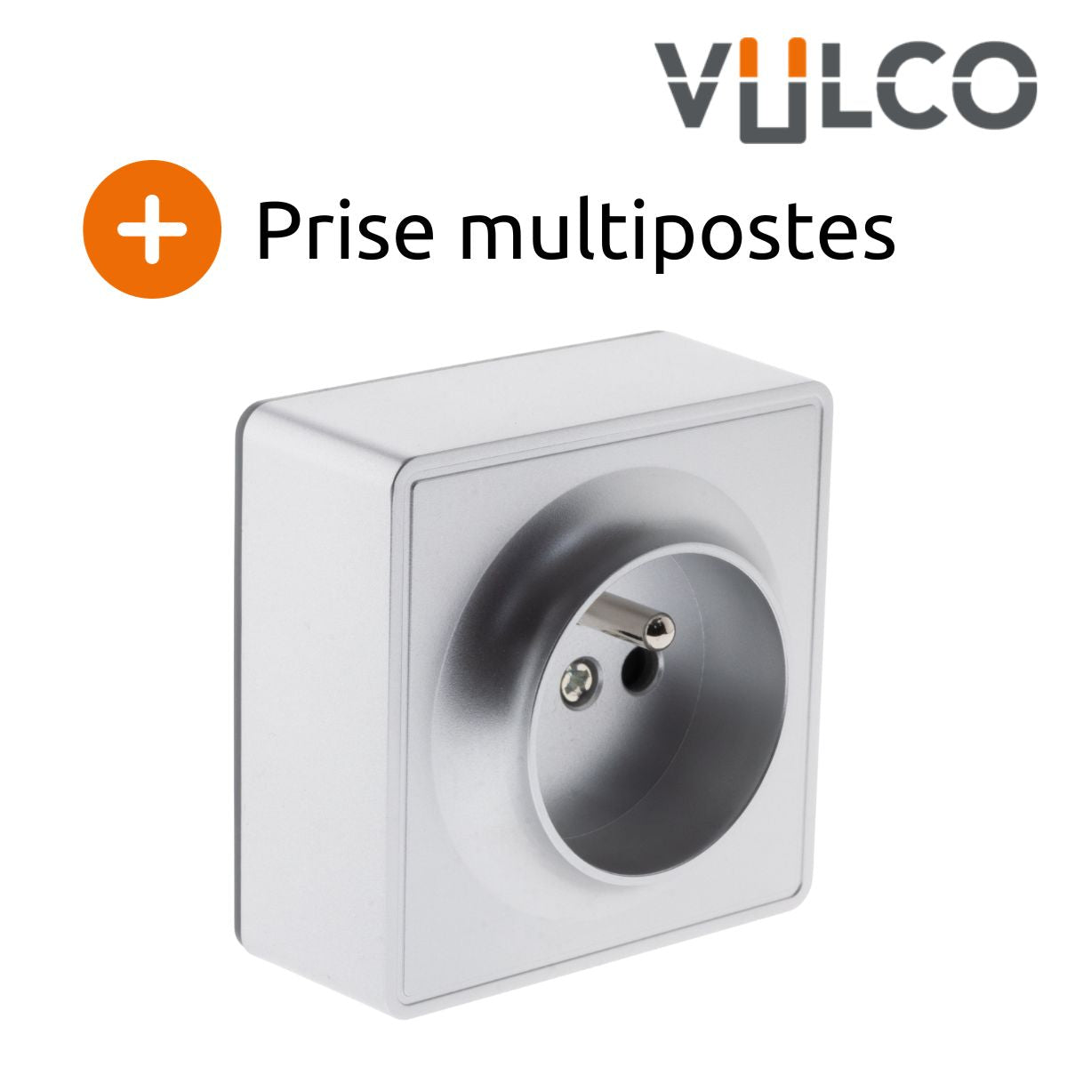 Prise simple saillie 2P+T 16A - Vulco - Zenitech