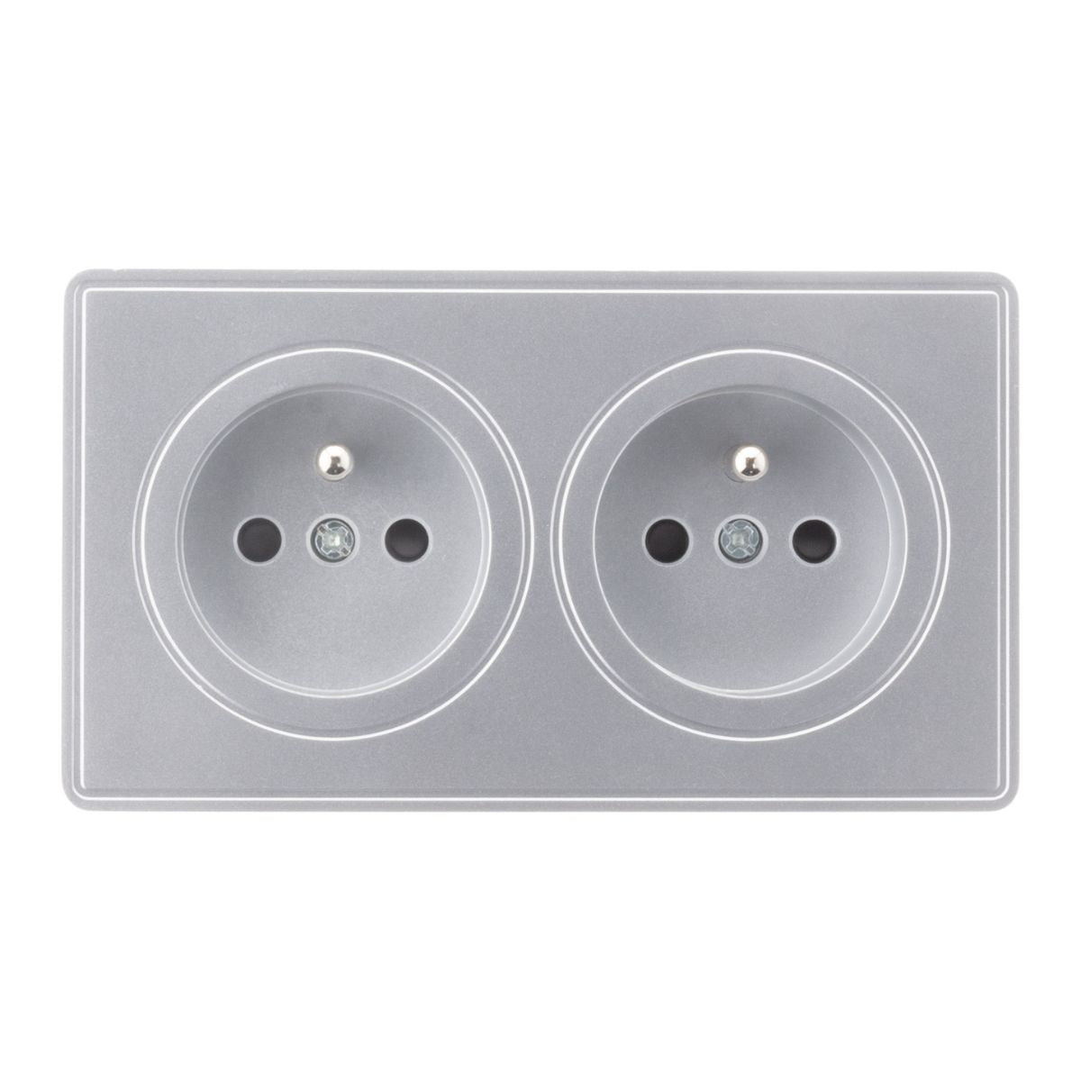 Prise double saillie 2P+T 16A - Vulco - Zenitech