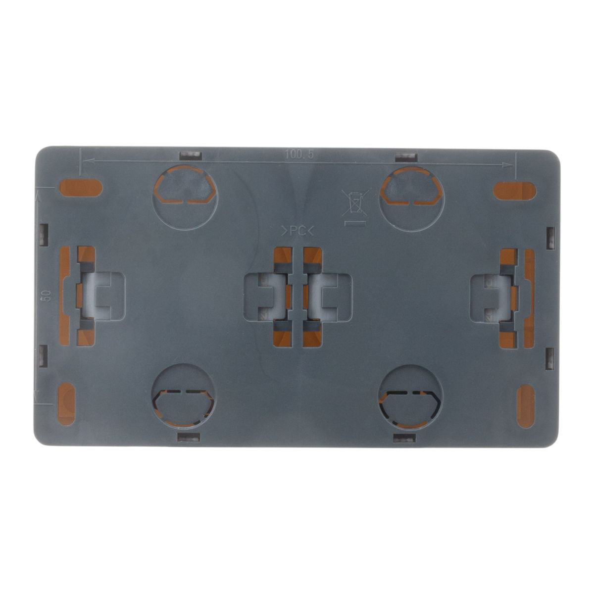 Prise double saillie 2P+T 16A - Vulco - Zenitech