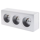 Prise triple saillie 2P+T Vulco Zenitech