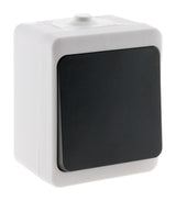 Interrupteur Va et Vient - IP54 - noir - Zenitech