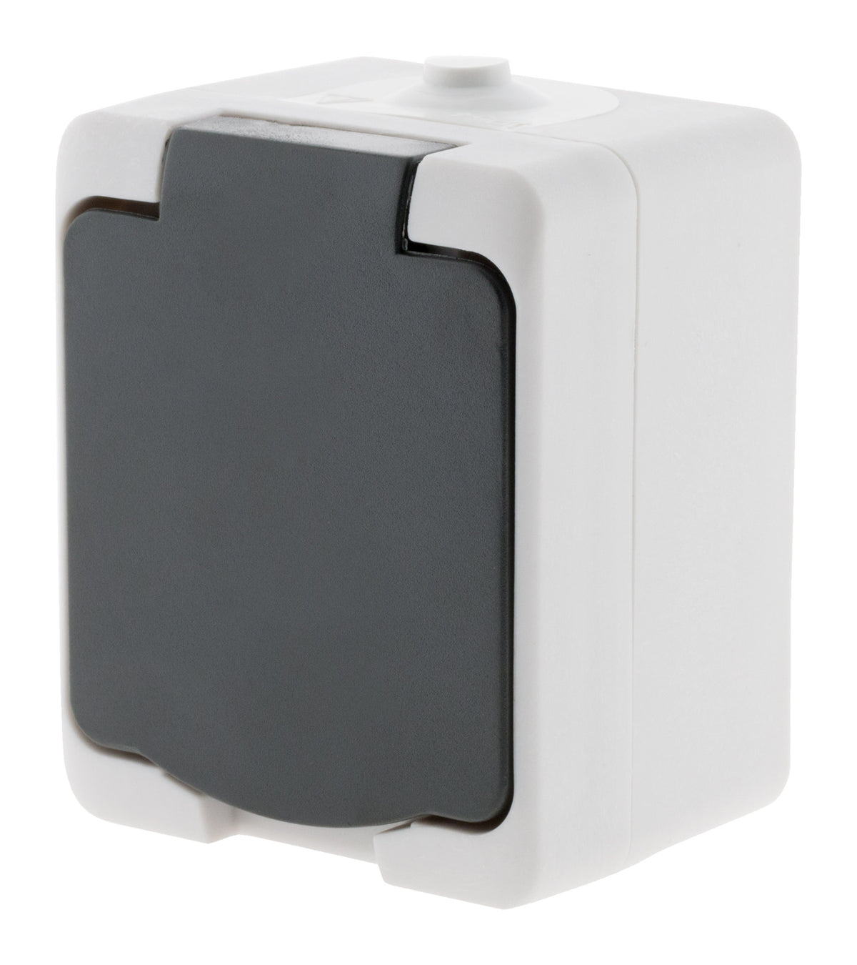 Prise 2P+T IP54 - gris - Zenitech