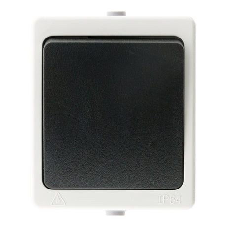 Interrupteur va et vient 10A IP54 - noir - Aquae - Zenitech