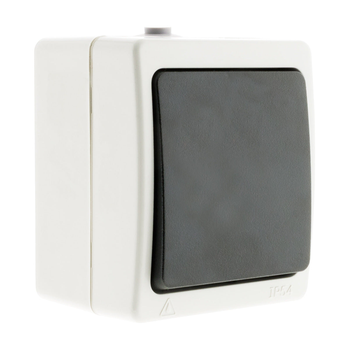 Bouton poussoir Aquae étanche en saillie IP54 - Blanc et Noir - Zenitech