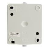 Bouton poussoir Aquae étanche en saillie IP54 - Blanc et Noir - Zenitech