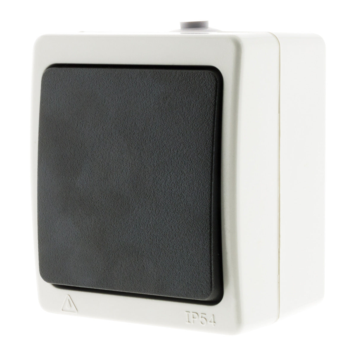 Bouton poussoir Aquae étanche en saillie IP54 - Blanc et Noir - Zenitech