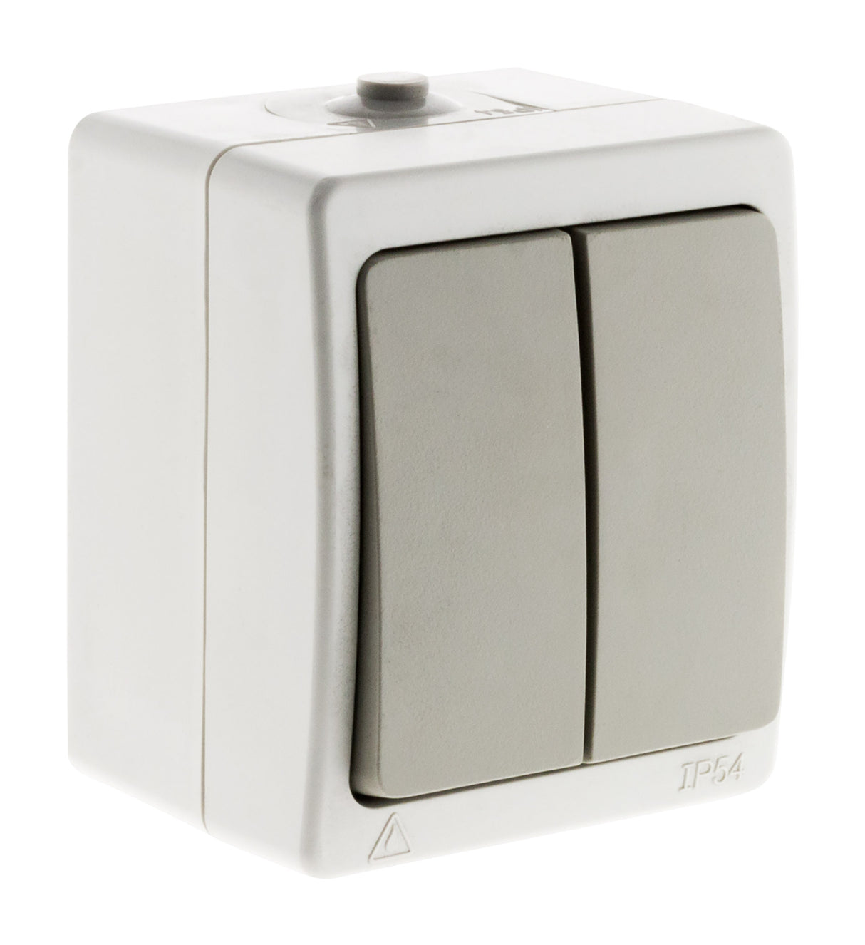 Double interrupteur va-et-vient IP54 - Zenitech