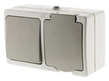 Appareillage mixte horizontal va-et-vient et prise 2P+T - Zenitech