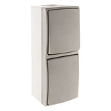 Va et vient + prise 2P+T IP55 - gris - Orok - Zenitech