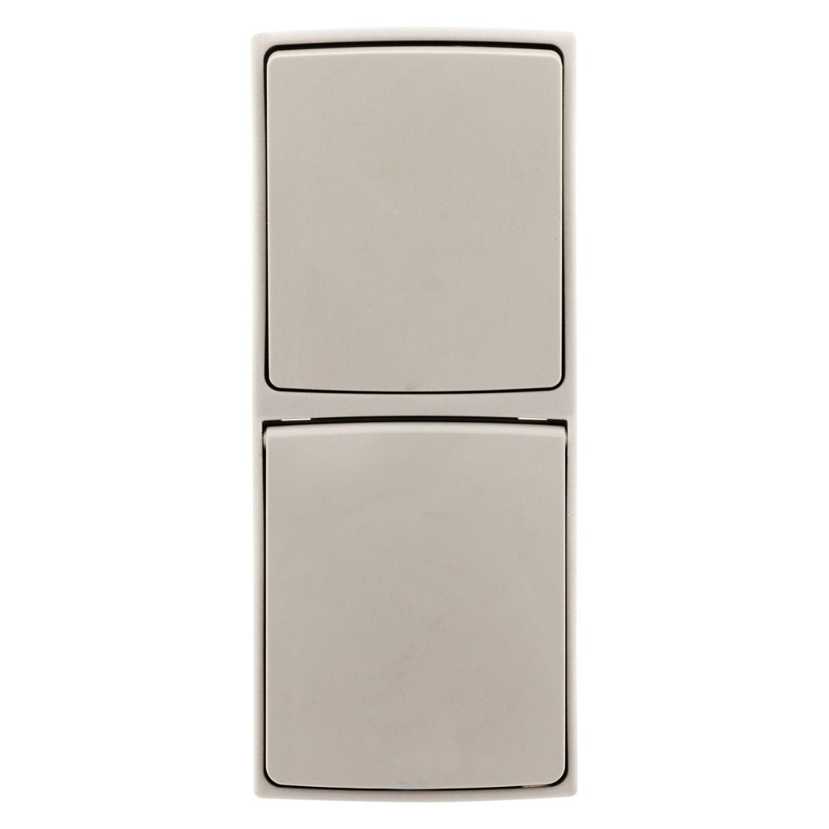 Va et vient + prise 2P+T IP55 - gris - Orok - Zenitech