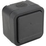 Va-et-vient étanche IP55 bornes auto + voyant lumineux - saillie - gamme Granite - Protec