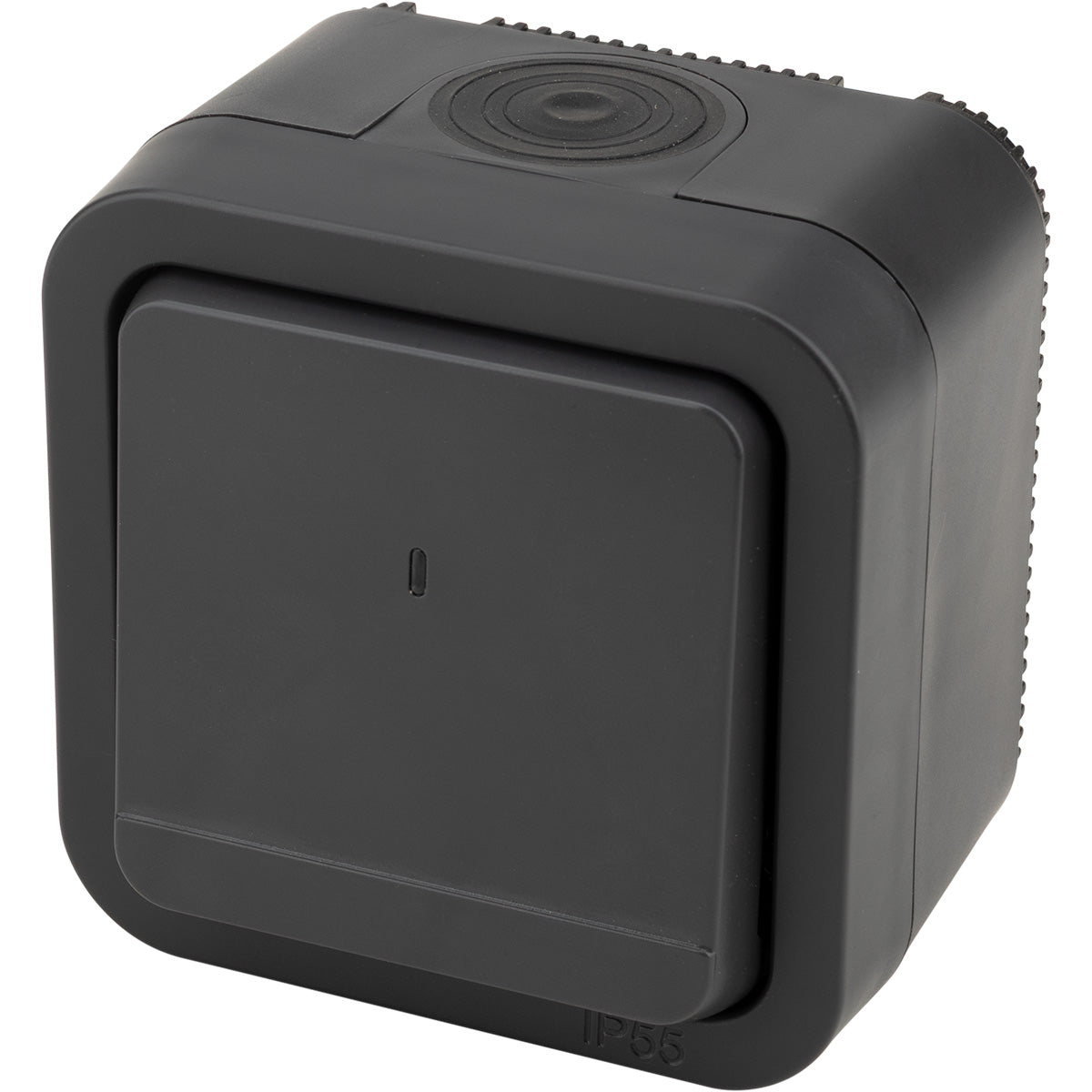 Va-et-vient étanche IP55 bornes auto + voyant lumineux - saillie - gamme Granite - Protec