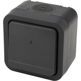 Va-et-vient étanche IP55 bornes auto + voyant lumineux - saillie - gamme Granite - Protec