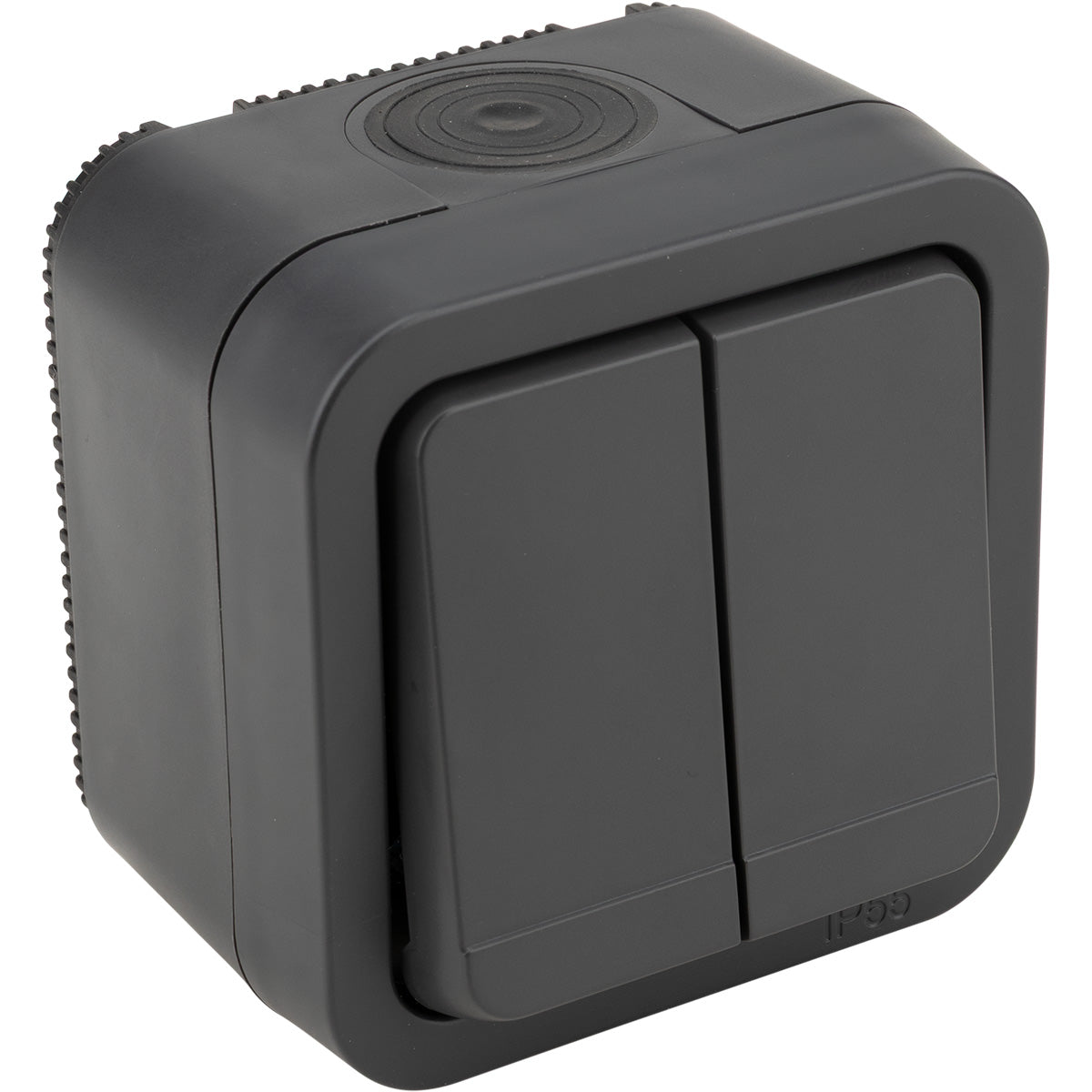 Double va-et-vient étanche IP55 bornes automatiques - en saillie - gamme Granite - Protec