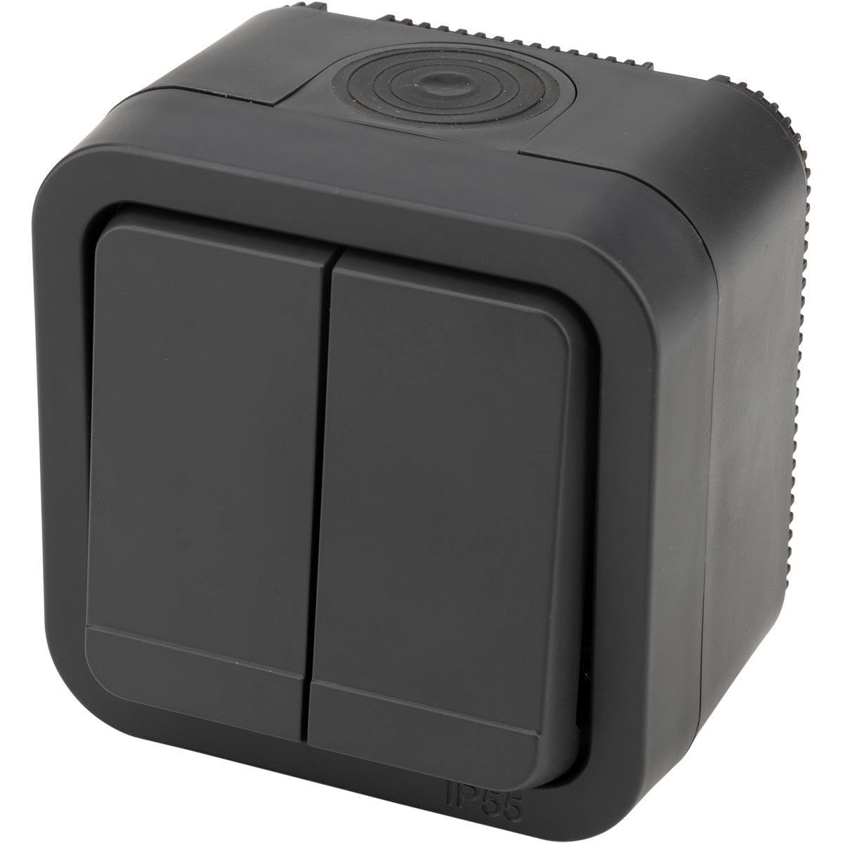 Double va-et-vient étanche IP55 bornes automatiques - en saillie - gamme Granite - Protec