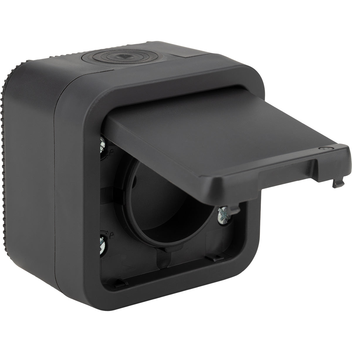 Prise 2P+T 16A simple ou double IP55 - bornes auto saillie - gamme Granite - Protec