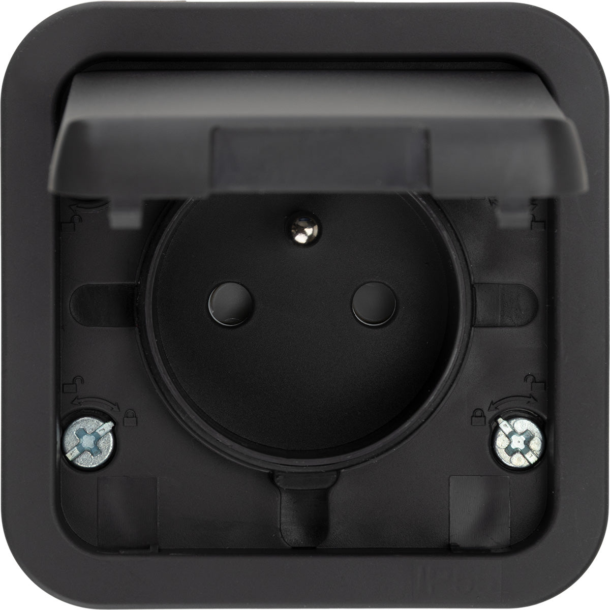 Prise 2P+T 16A simple ou double IP55 - bornes auto saillie - gamme Granite - Protec